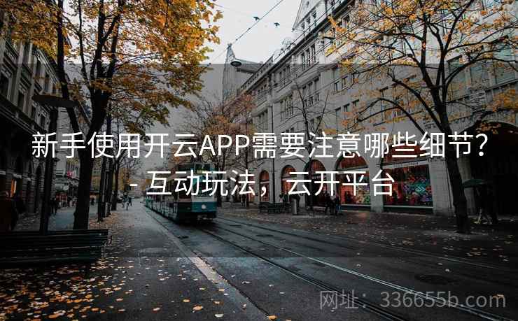 新手使用开云APP需要注意哪些细节？ - 互动玩法，云开平台