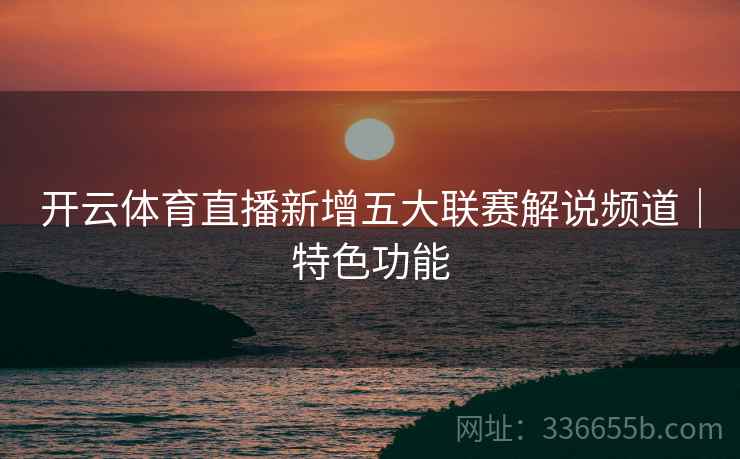 开云体育直播新增五大联赛解说频道｜特色功能
