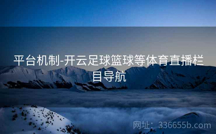 平台机制-开云足球篮球等体育直播栏目导航